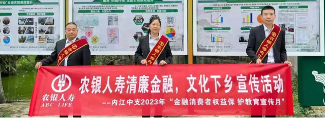 农银人寿清廉金融，文化下乡宣传活动